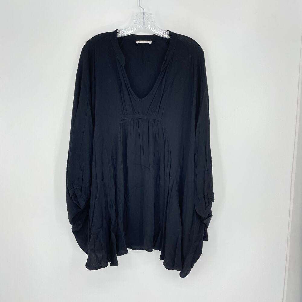 On The Road Tunic Black Top Size Medium/Large - Picture 2 of 6